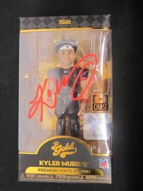 Kyler Murray signed FUNKO POP ! GOLD Arizona Cardinals CHASE PREMIUM w/COA